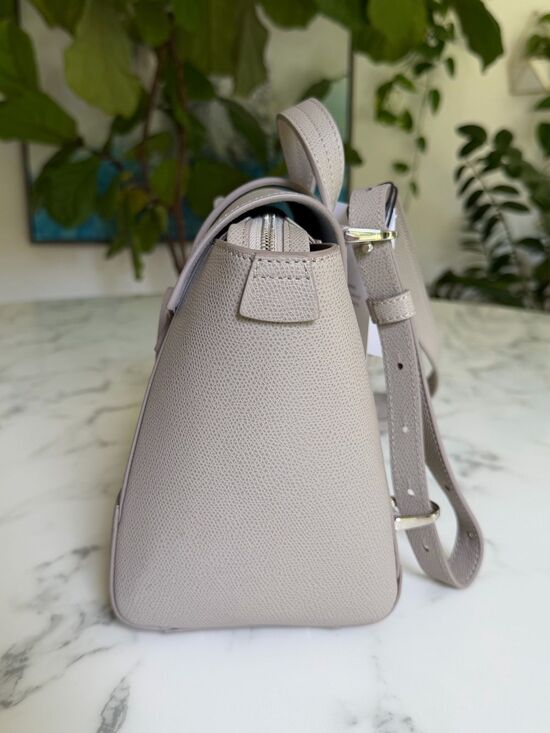 NWT SENREVE MINI MAESTRA Pebbled Leather Backpack Crossbody Satchel Bag Sand main image 7